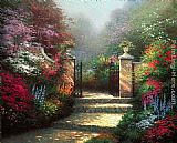 The Victorian Garden by Thomas Kinkade